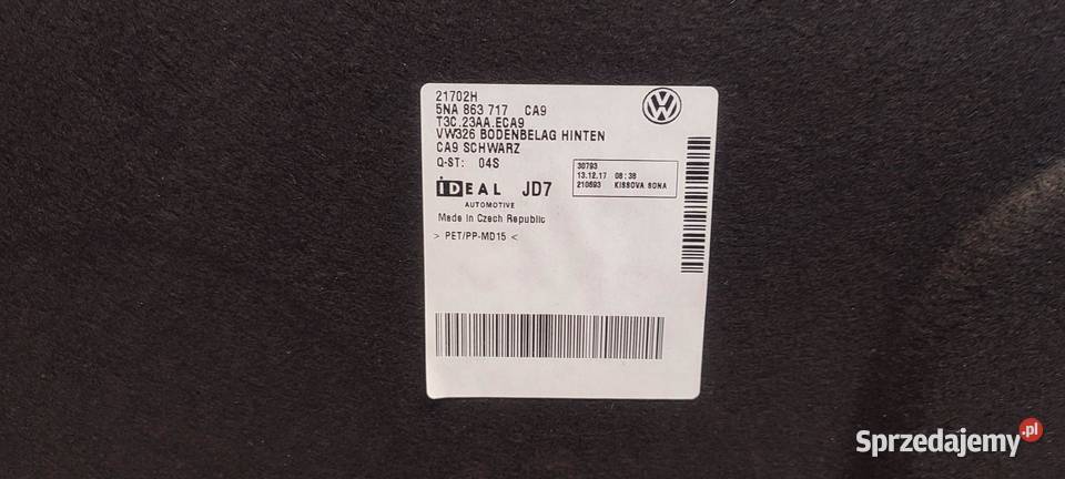 VW TIGUAN II WYKŁADZINA TAPICERKA BAGAŻNIKA