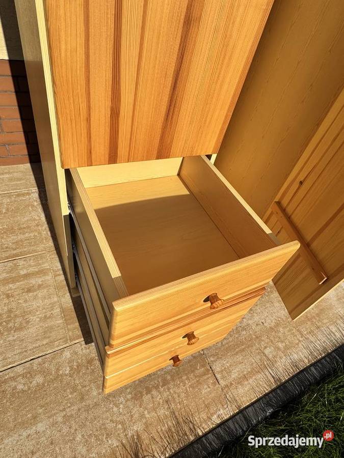 Szafa 2 drzwiowa sosnowa bieliźniarka szafka