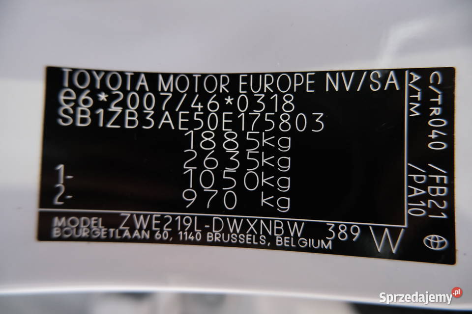 TOYOTA COROLLA 2024 179800 3 98 Warszawa