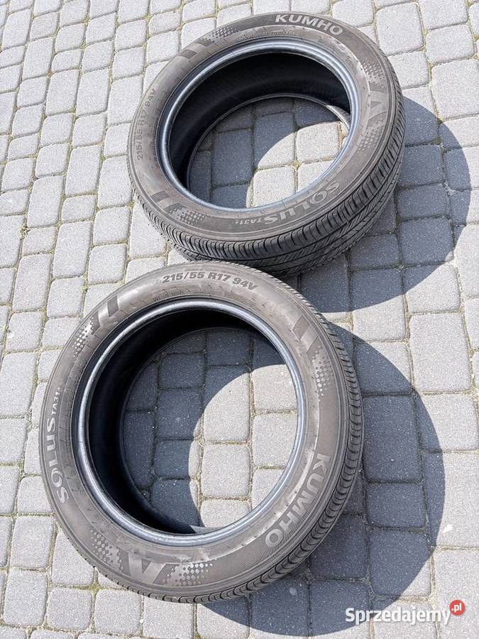 Opony kumho letnie 21555R17 2023 Samochodowe sprzedam