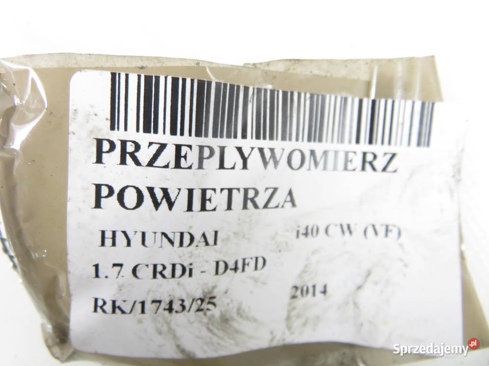 PRZEPŁYWOMIERZ HYUNDAI i40 17 CRDi 281642A500 sprzedam