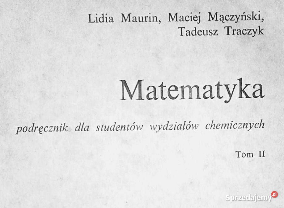 Matematyka Podręcznik studentów wydziałów lubelskie Chełm