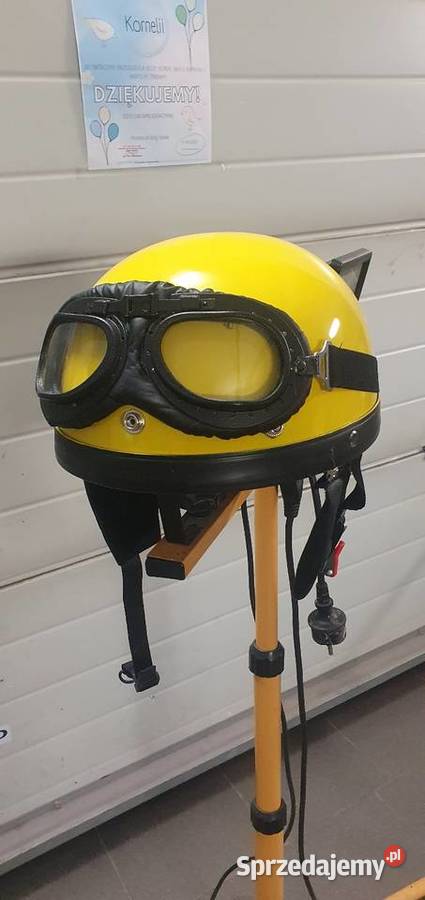 Kask orzeszek gogle prl Głogów