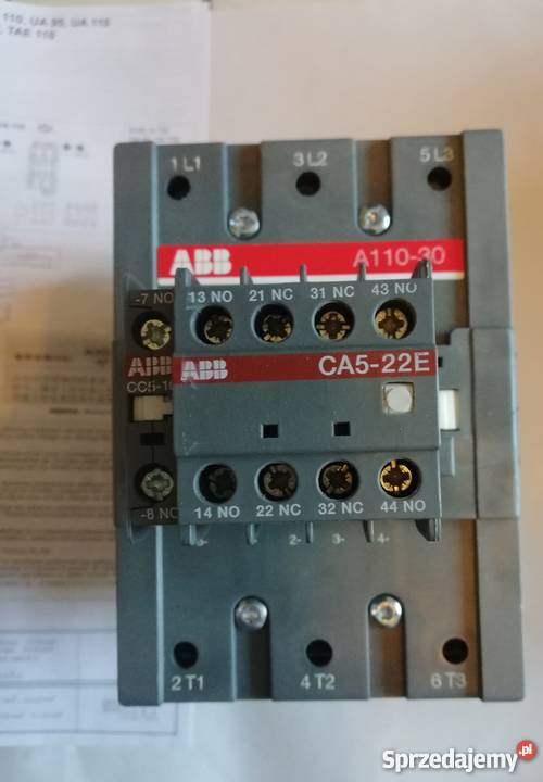 ABB Stycznik A11030 500V AC Dąbrowa Górnicza