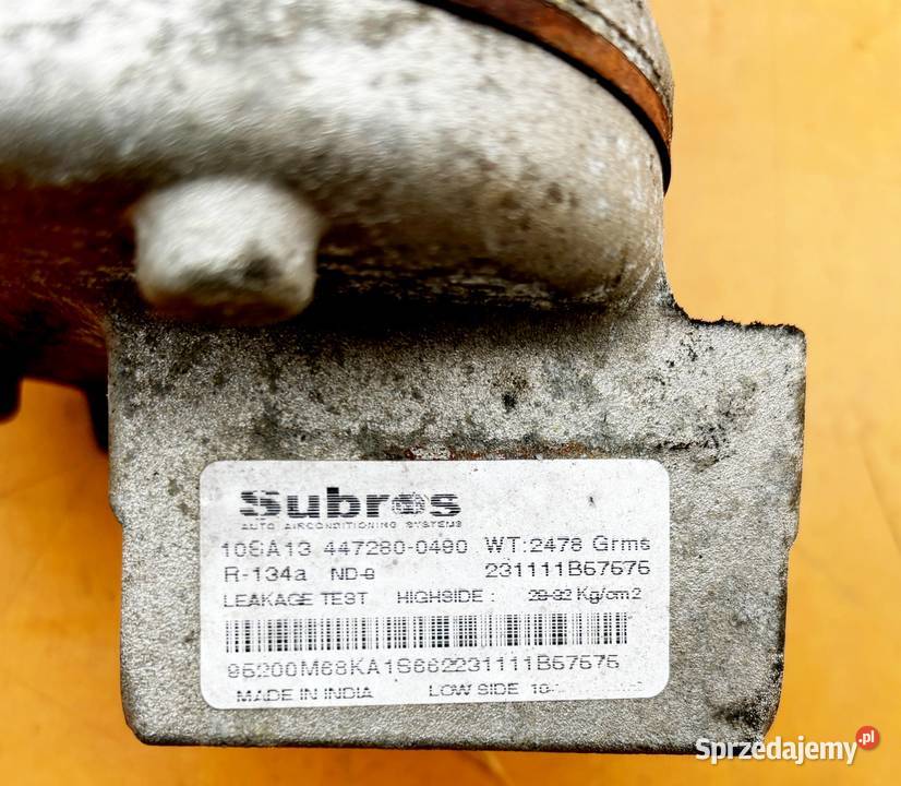 NISSAN PIXO SUZUKI ALTO CELERIO 09 10 4472800490 Kompresory klimatyzacji Radom
