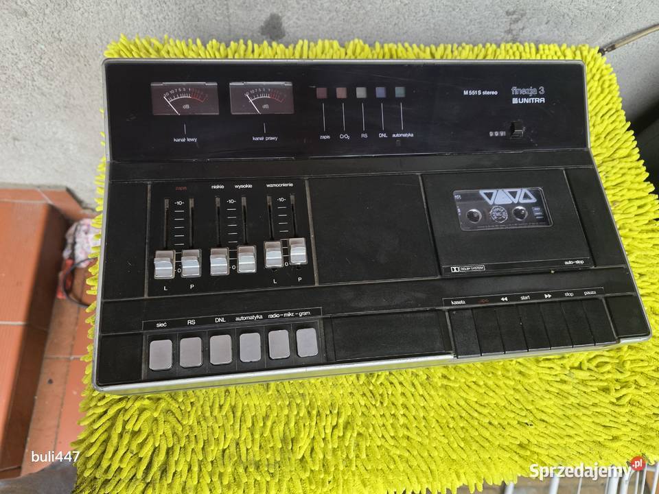 magnetofon unitra finezja 3 m551 ze wzmacniaczem Chełm Śląski