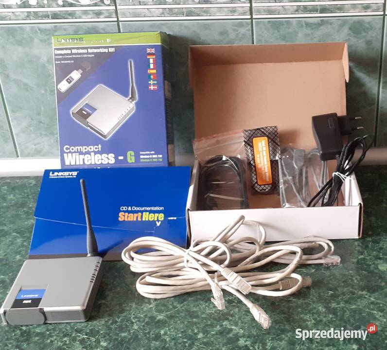 Linksys WirelessG Router WRT54GC z osprzętem Warszawa