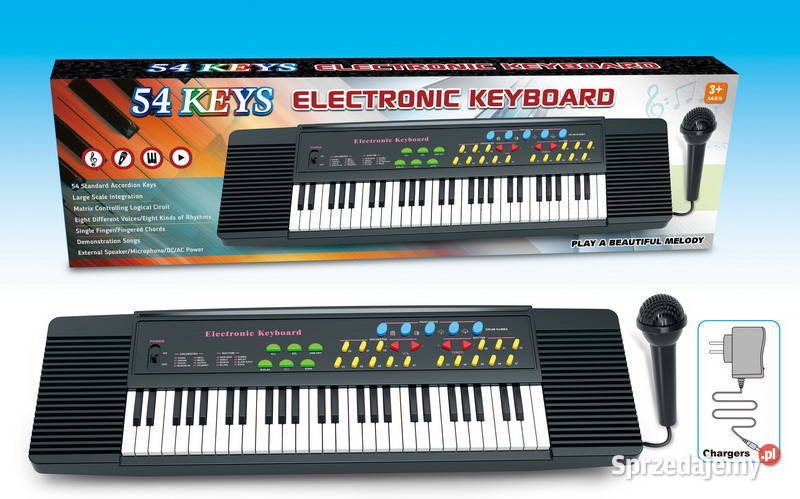 Organki pianinko keyboard z mikrofonem 50 Poznań