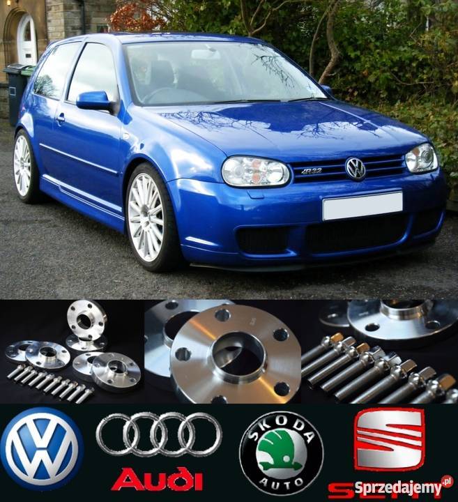 DYSTANSE do kół POSZERZ OŚ VW Passat Golf Touran Motoryzacja
