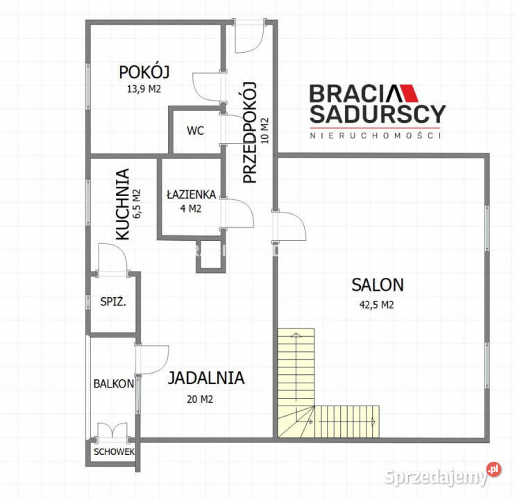 sprzedaży mieszkania 9464m2 6 pokoi Kraków małopolskie