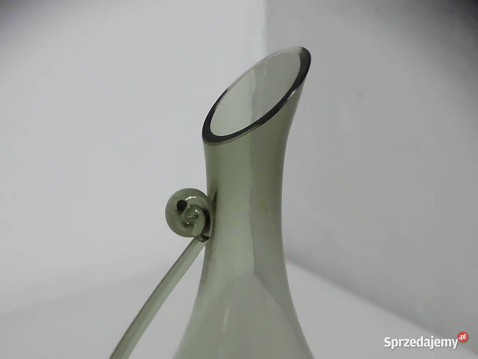 Designerski WazonKarafka PRL Szkło Artystyczne Biłgoraj sprzedam