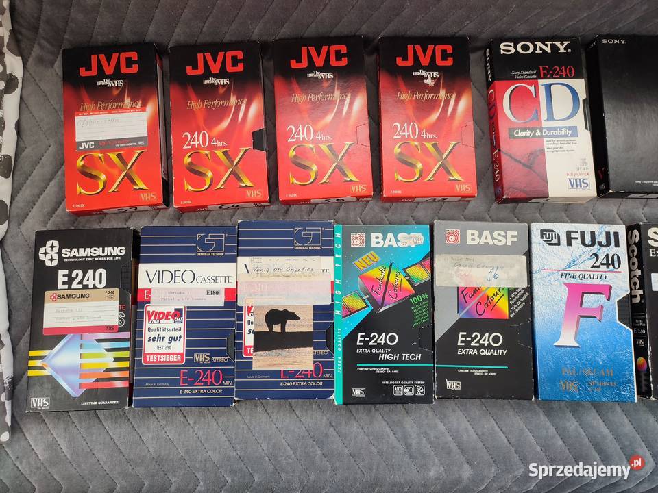 firmowe kasety VHS w stanie Myszków