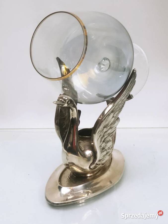 Pedro Duran Srebro 925 Łabędz Palnik do Brandy Nowa Sól