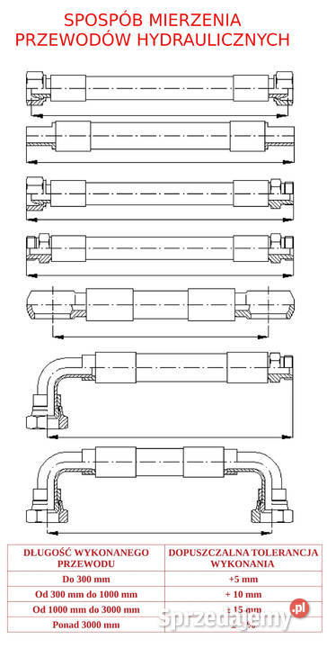 Przewód Wąż Hydrauliczny DN13 2222 AK1500 275bar Maszyny rolnicze