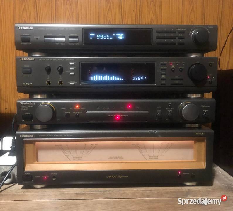 Wzmaciniacz Technics plus dwa segmenty Popów