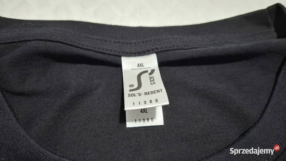 Koszulka krótki rękaw Tshirt czarna Amazon Sols Czeladź