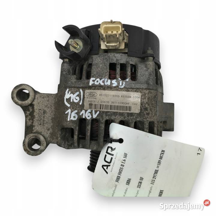 ALTERNATOR Ford Focus MK2 Fiesta 14 16 105A lubelskie Chełm