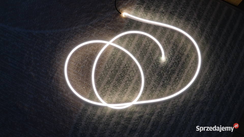 Led NEON PREMIUM 5m Biały Ciepły sterownik biały Warszawa sprzedam