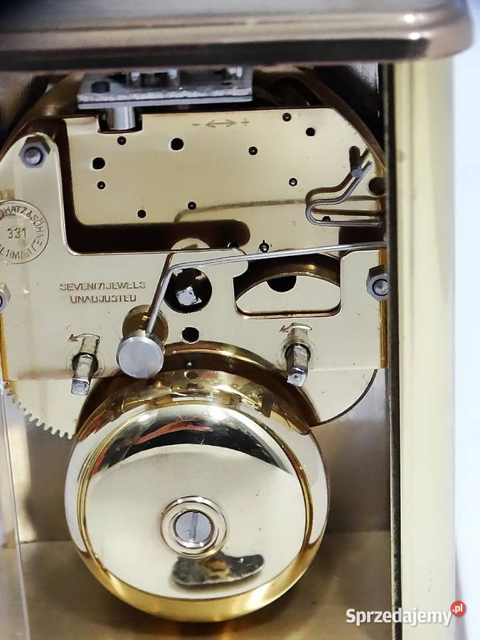 Zegar kominkowy kareciak Aug Schatz Shne Made in Biłgoraj