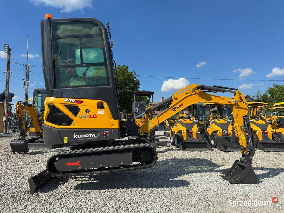 Nowa Minikoparka XGV VIP18 z 2026 Roku Waga 1800 łódzkie Złoczew