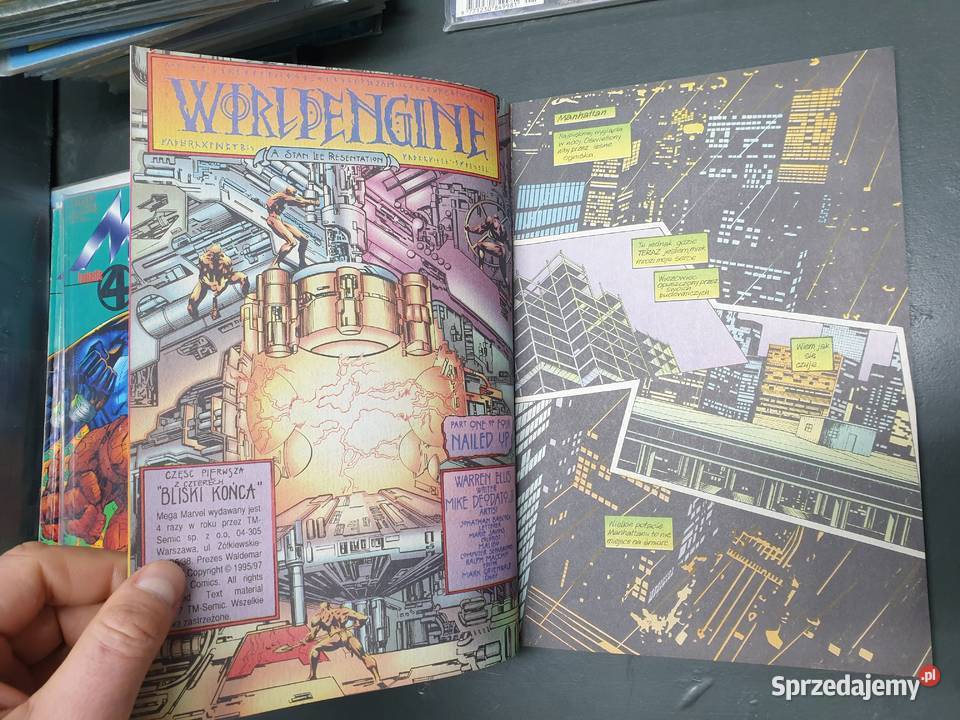 Mega Marvel 417 1997 Thor World Engine TMSemic Polskie Kultura i Rozrywka Gdynia