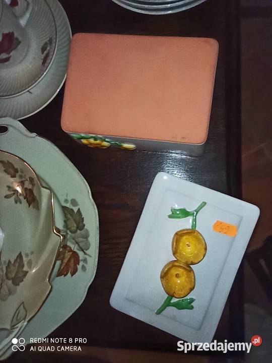 Puzdro z pokrywką żółte kwiatki Gdańsk