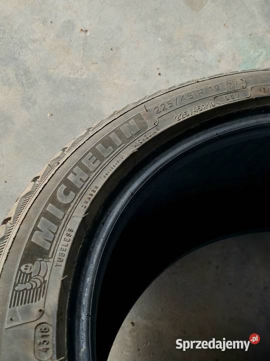 Opony zimowe Michelin Pilot Alpin 5 22545 R19 45 lubelskie Nałęczów sprzedam