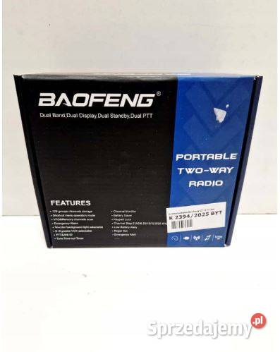 Baofeng GT5 HT Radiotelefon VHF UHF Radio Płońsk