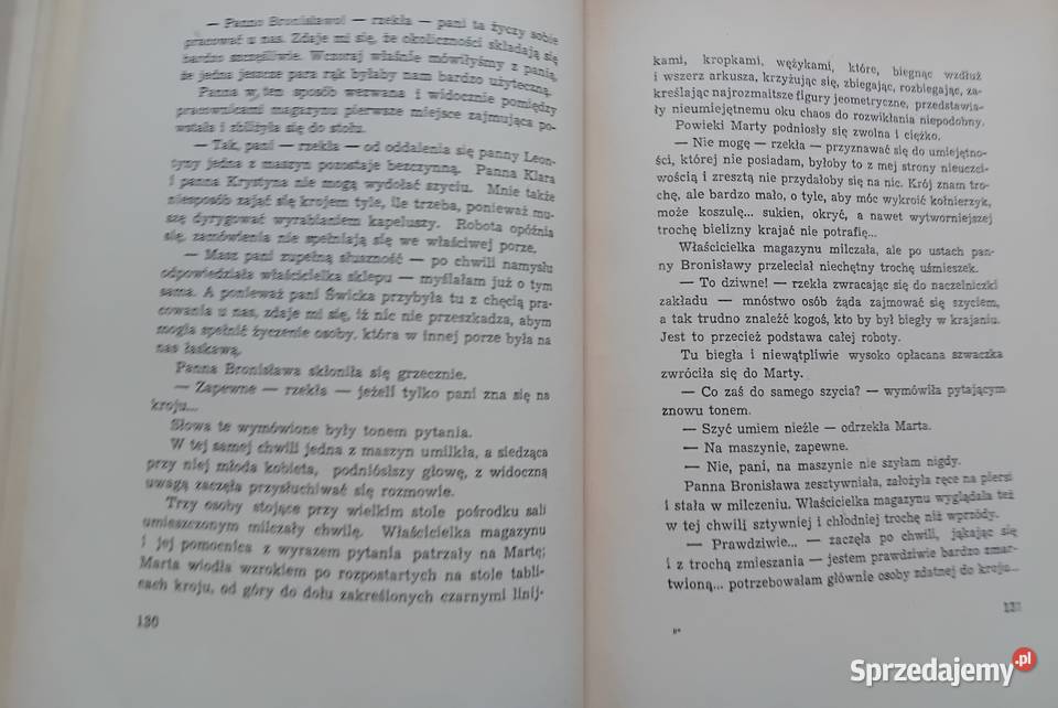 Eliza Orzeszkowa Marta Książka i Wiedza 1949 r Koźminek sprzedam