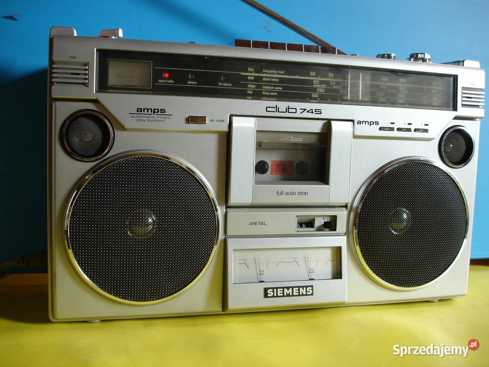 Radiomagnetofon SIEMENS CLUB RM745 Elektronika Zielona Góra