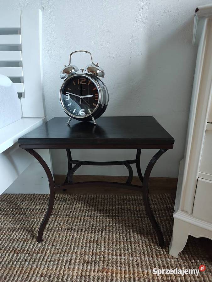 Stoliki nocne drewno plus metal Legnica