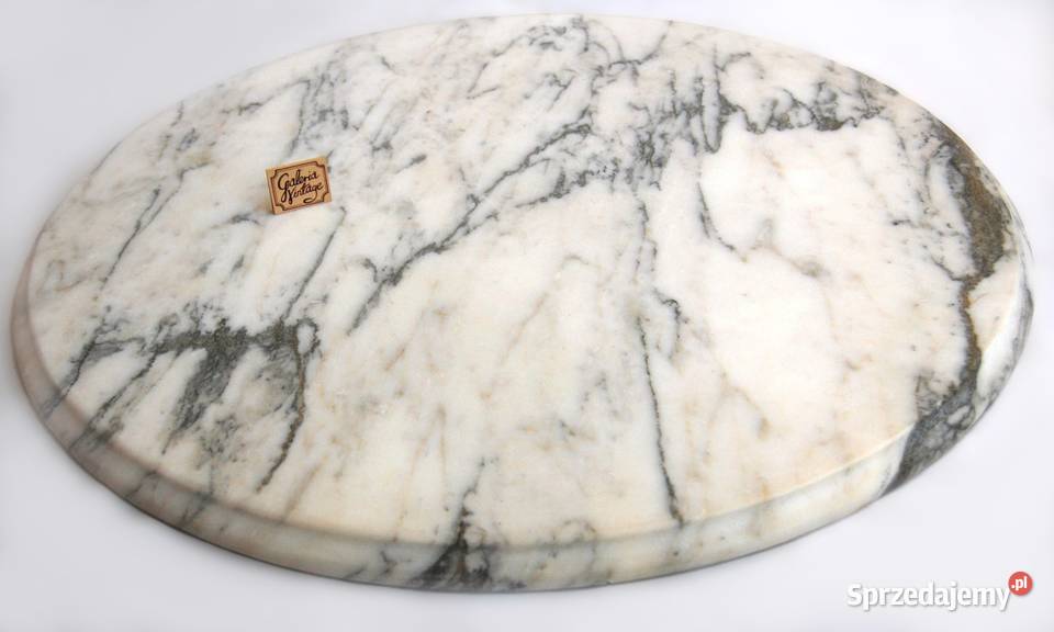 Blat marmurowy okrągły do stolika kawowego 60 lubelskie