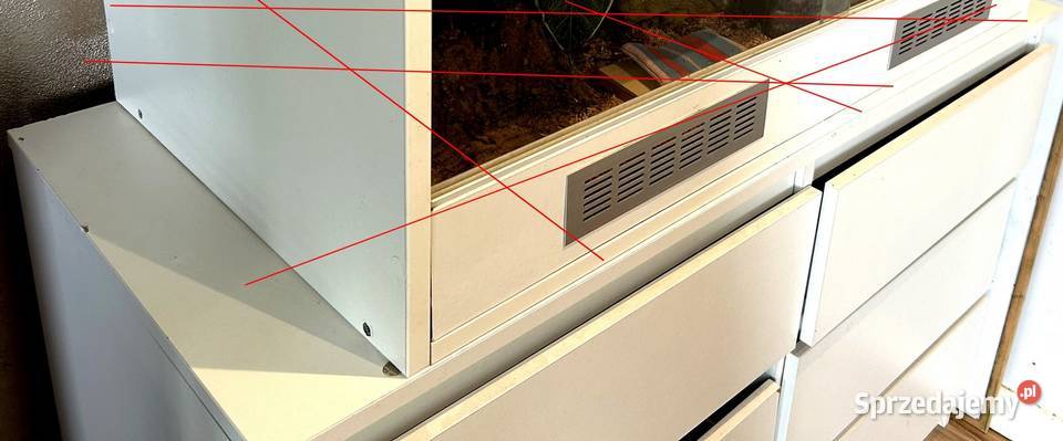 KOMODA SZAFKA Biała 121 x 785 x 505 Meble podlaskie