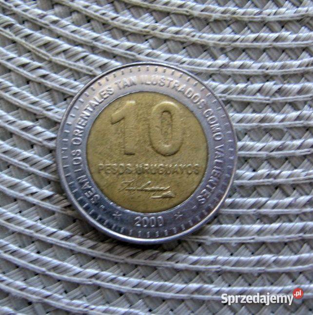 Urugwaj 10 Peso 2000r Jose Artigas