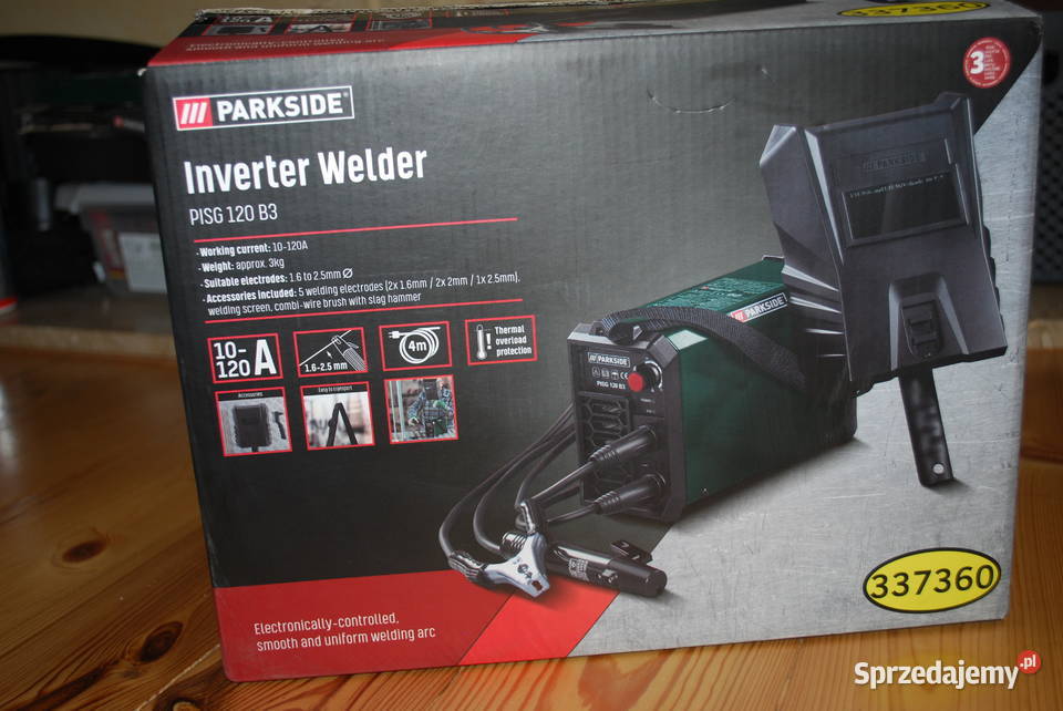 spawarka inwertorowa PISG 120 B3 Parkside Wisznia Mała