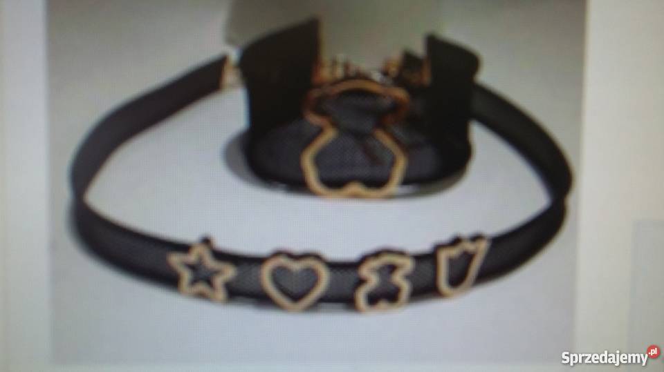 choker z misiem unikatowy