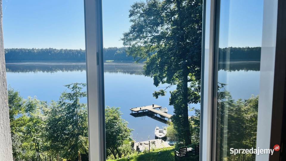 Dom jeziorem Omulew w otoczeniu lasów MAZURY dachówka sprzedam