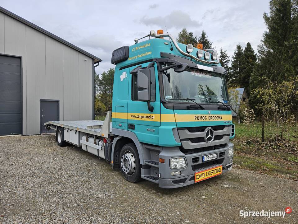 Mercedes Actros 1836 laweta do maszyn 630 000 Autolawety Parczew