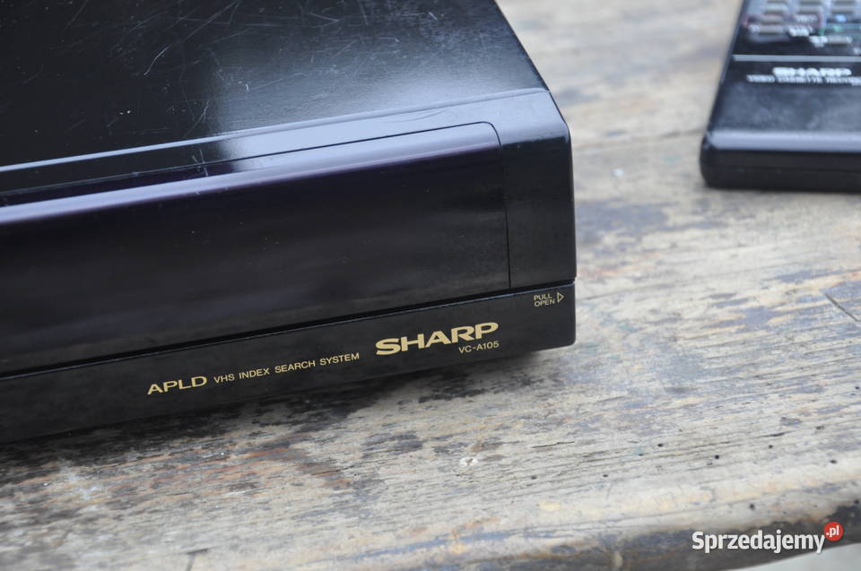 SHARP VCA105 Video Magnetowid Uszkodzony Pilot TV i Video podkarpackie Rzeszów