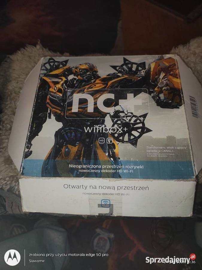 Dekoder nc plus z kartą zasilacz pilot kartonik Internet i komunikacja Poznań