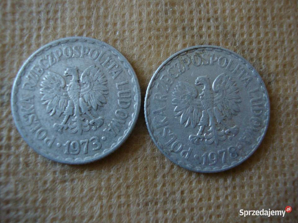 moneta 1 zł; 1973