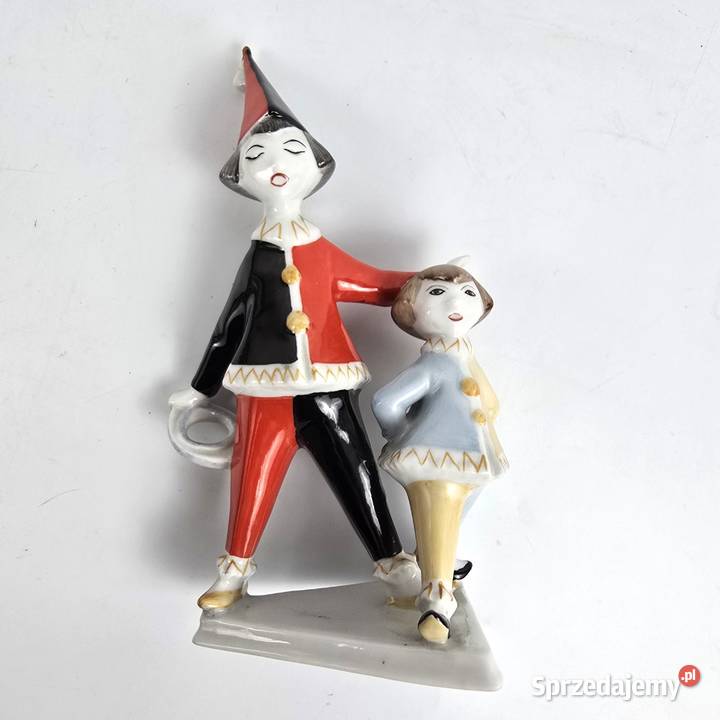 2 Klauny Art Deco Hanzly Jen Hollohaza Węgry Pomiechówek