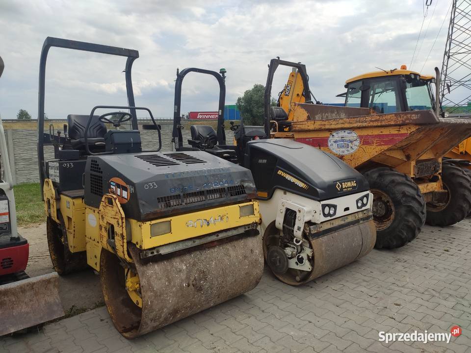 KONIN WYNAJEM MINIKOPARKA RĘBAK WOZIDŁO WALEC NA