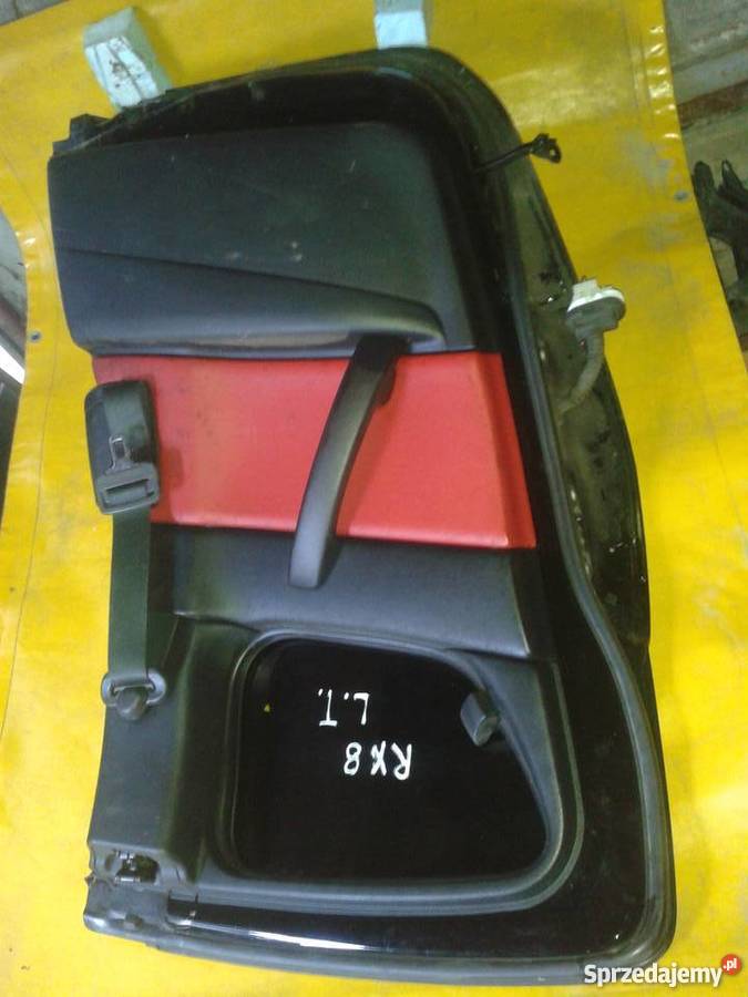 drzwi lewe tył kompletne Mazda RX 8 osobowe łódzkie Piotrków Trybunalski sprzedam