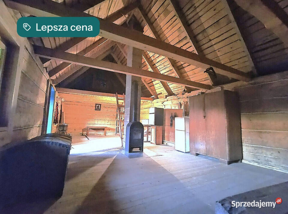 Duża działka z domkiem Kunki gm Susiec