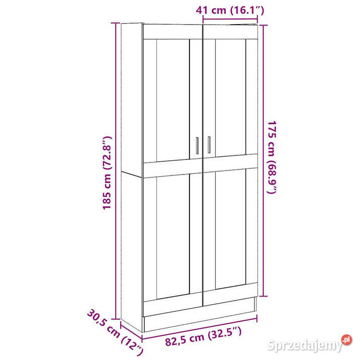 Szafka dąb artisan 825x305x185 materiał Pozostałe Warszawa sprzedam