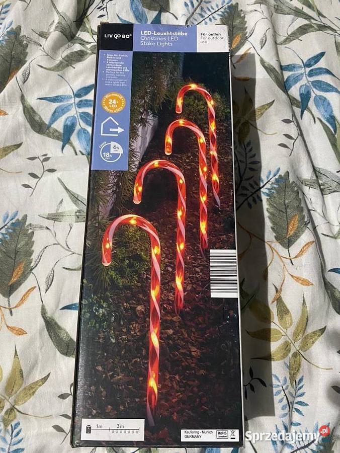 Lampki Led Cukierki Mikołaja