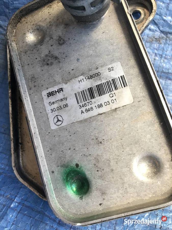 Mercedes Benz A6461880301 Chłodniczka Oleju BEHR Bolesławiec