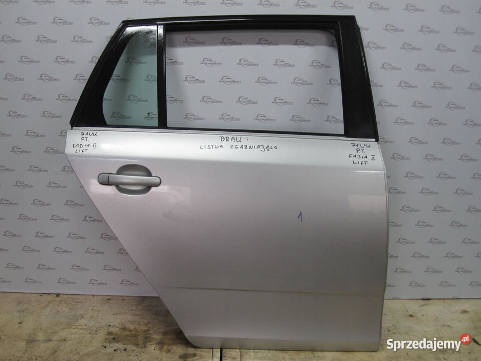 SKODA FABIA II LIFT 11r drzwi prawe tył sprzedam
