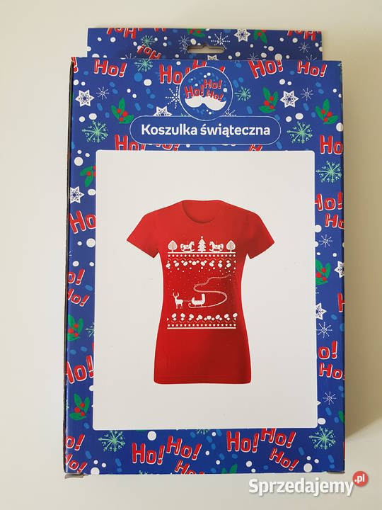 Nowa Koszulka na Boże Narodzenie wzory rozmiar M Rozmiar 38(M) Warszawa